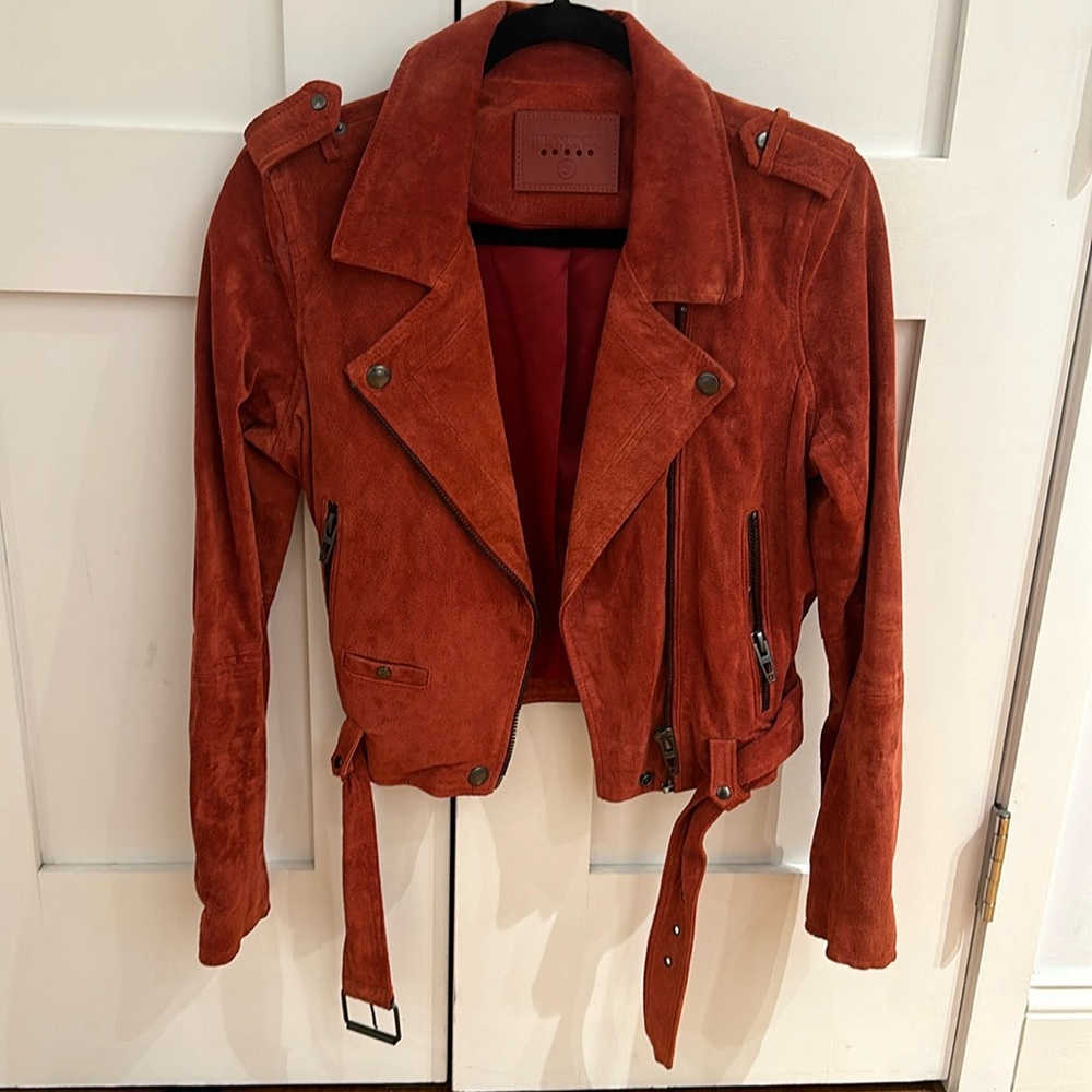 Blank NYC suede moto jacket